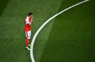 LONDON, ENGLAND - APRIL 30:  Mesut Ozil of Arsenal prepares for the game prior to the Premier League match between Tottenham Hotspur and Arsenal at White Hart Lane on April 30, 2017 in London, England. (Photo by Dan Mullan/Getty Images)